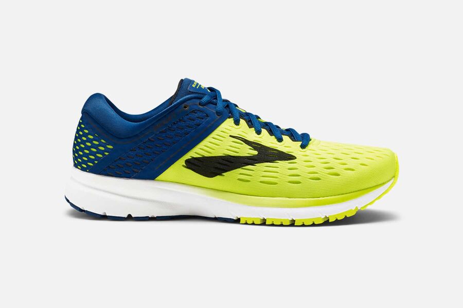 Zapatillas Running Brooks Ravenna 9 Hombre Azules/Amarillo Ofertas PLTH13589